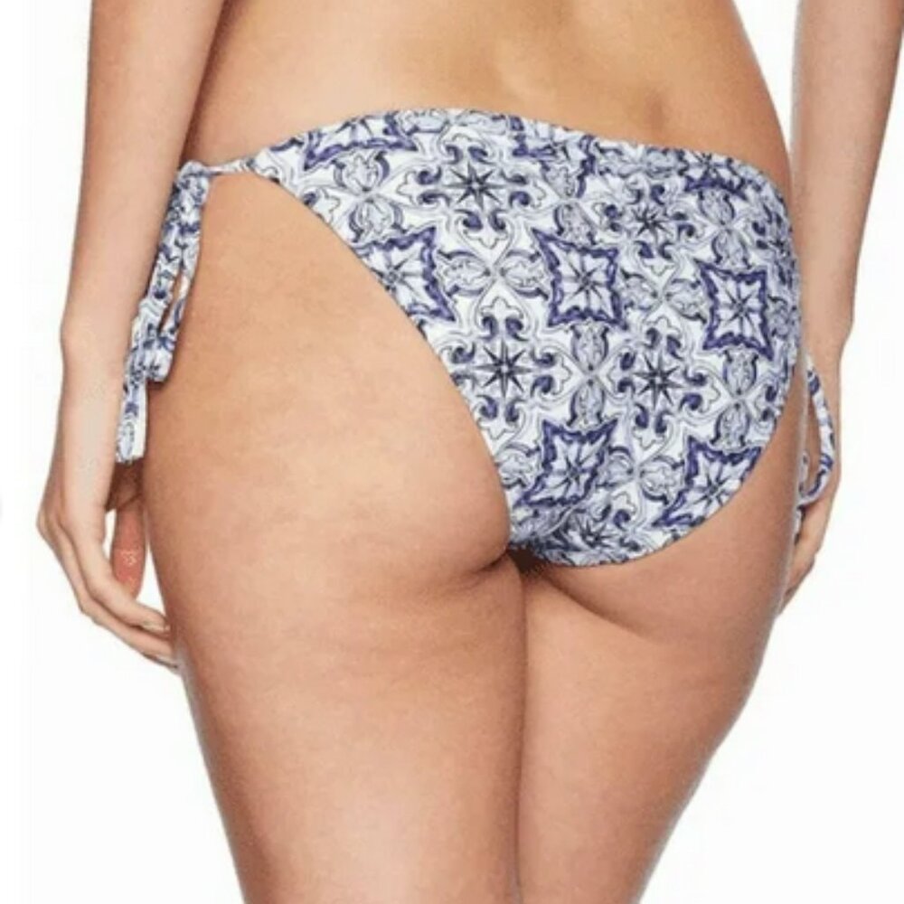 Rachel Roy Women's Hipster Bikini Swim Bottom Blue - Picture 3 of 4
